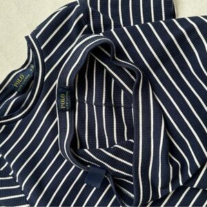 Polo Ralph Lauren Striped Top & Skirt Matching Set Navy White S
